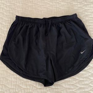 Nike Dri Fit Running Shorts - Black Size Large